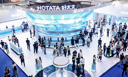 必一运动展馆现场直击|描绘一片科技之海，广州建博会首日燃爆全场！